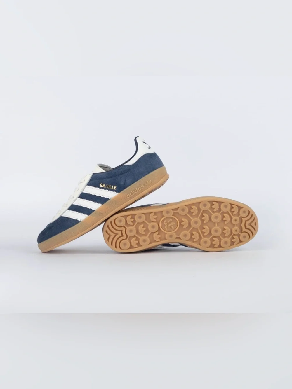 NWT adidas Gazelle Indoor IH9650 Night Indigo White Gum Men’s Size 12